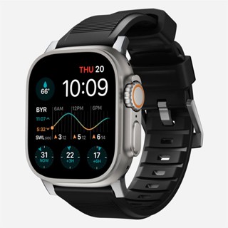 สายนาฬิกาข้อมือยางซิลิโคน พรีเมี่ยม สําหรับ iWatch Ultra band 49 มม. 45 มม. 44 มม. iWatch 8 7 6 5 4 3 2 SE