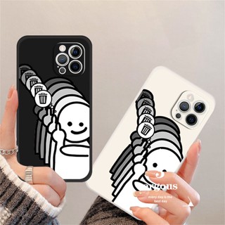เคสซิลิโคนนิ่ม TPU ลายไม้ขีด สําหรับ IPhone 14 13 12 11 Pro Max SE2020 X XR Xs Max 7 8 6 6s Plus