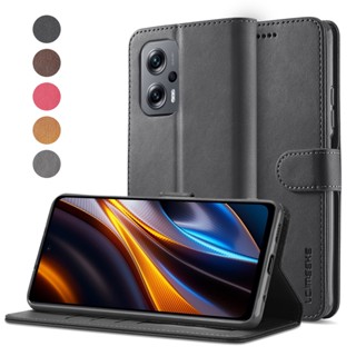 เคส สําหรับ Xiaomi Poco X5 Pro 5G X4 GT X3 NFC M4 Pro M5 M5s เคสโทรศัพท์หนัง PU TPU นิ่ม ฝาพับแม่เหล็ก พร้อมช่องใส่บัตร และขาตั้ง Leather Case Flip Cover Card Slots Wallet Mobile Phone Casing Covers เคสฝาพับ เคสเปิดปิด