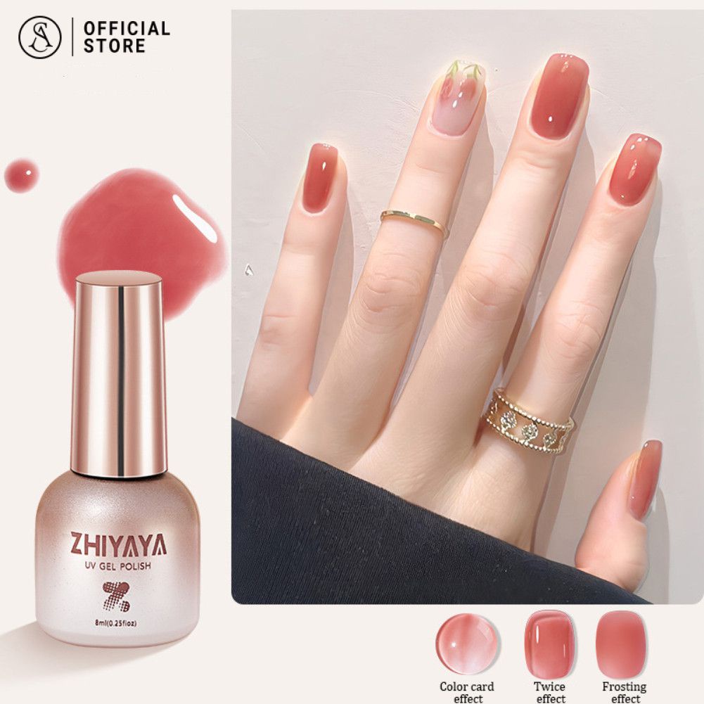 24 สี พร้อมส่งในไทย สีเจลทาเล็บ สีเล็บเจลทาเล็บเจลทาเล็บสีใส ยาทาเล็บ ทุก​สีคุณภาพแน่นชัดสวย ปริมาณ 8ml สุดคุ้ม ต้องใช้เครื่องอบnail polish glue