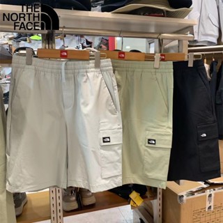 กางเกงขาสั้นลําลอง ผ้าฝ้าย ปักลายโลโก้ The North Face แบบดั้งเดิม สําหรับคู่รัก