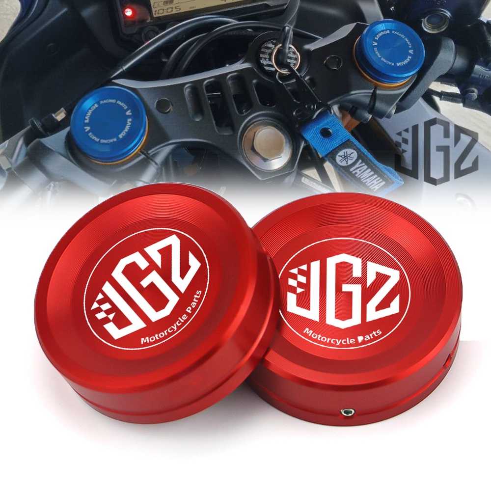 Jgz ฝาครอบโช๊คอัพหน้ารถจักรยานยนต์ CNC สําหรับ YAMAHA YZF R3 R15M R25 MT25 MT03