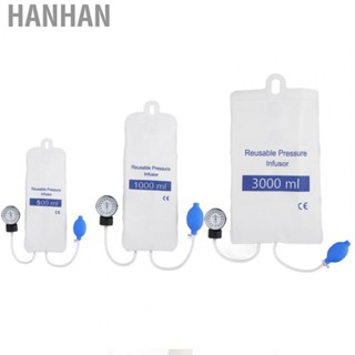 Hanhan Fluid Quick Infusion  ICU Monitoring Pressure Infusion Bag with Indicator Gauge Head for Rapid Blood and  Infusion