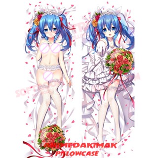 Yoshino DATE A LIVE Dakimakura ปลอกหมอนอิงโซฟา แบบนิ่ม ลายอนิเมะญี่ปุ่น Otaku ขนาด 50x160 ซม. DK4543