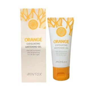 Mintox Orange Whitening Gel เจลขัดผิว ทําความสะอาดผิวหน้า