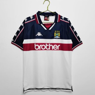 [Vintage] เสื้อกีฬาแขนสั้น ลายทีมฟุตบอล Manchester City 1997/98 F1U9