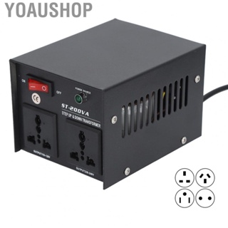 Yoaushop Voltage Converter  Compact Size Power Transformer AC110V AC220V Easy To Install Multifunctional  for Industrial Use