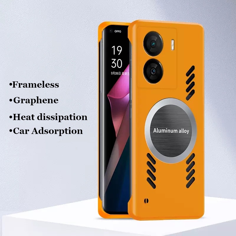 Frameless Graphene การกระจายความร้อนรถดูดซับสําหรับ vivo iQOO Z8 Z8X Z7 Z7i Z7X Z6 Z6X ด้านหลังกันชน