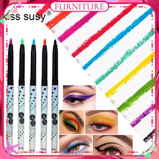 ♕Kiss Susy หมุน29สีอายไลเนอร์ Lip Line กาวปากกาสีสัน Matte สูงสีกันน้ำยาวนาน Non Smudge ปาร์ตี้เทศกาล Eye แต่งหน้าเฟอร์นิเจอร์