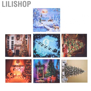 Lilishop Christmas Background Backdrop  Christmas Tapestry HD Print Colorful  for Home Decor for Parties