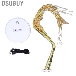 Dsubuy Tree Night Light Touch-Control Adjustable Branch Table  Copper Wire Tree Lamp