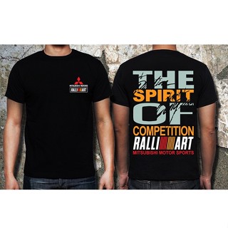 เสื้อยืดผ้าฝ้าย คุณภาพสูง พิมพ์ลาย Ralliart SERIES MOTORSPORT PREMIUM สําหรับทุกเพศ