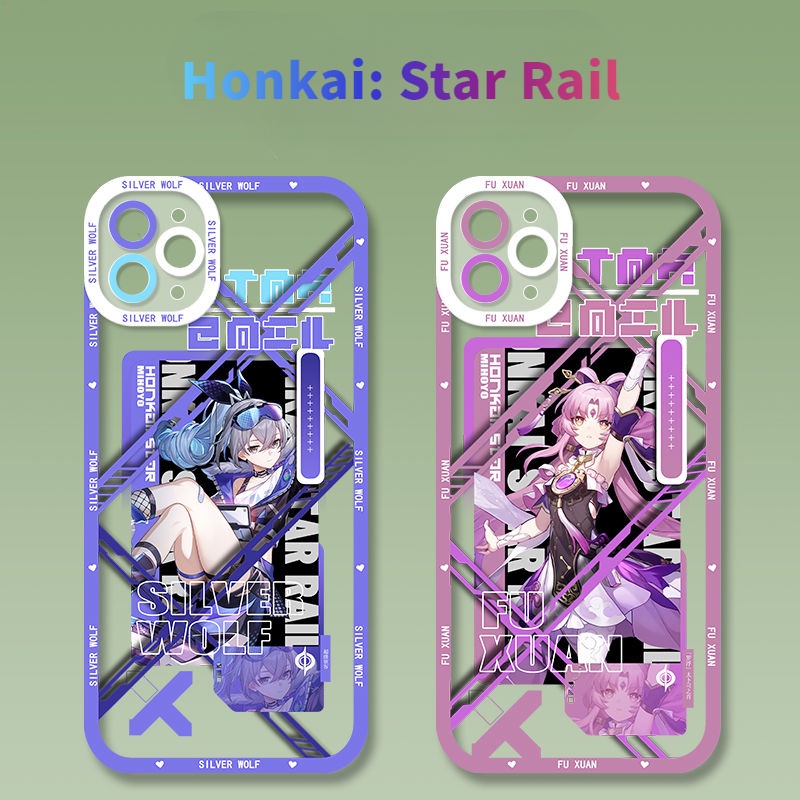 Honkai: Star Rail Phone Case Silver Wolf/Fu Xuan Compatible with iPhone 7plus/8plus Apple 14 Two-Dimensional Peripherals เคสโทรศัพท์มือถือ