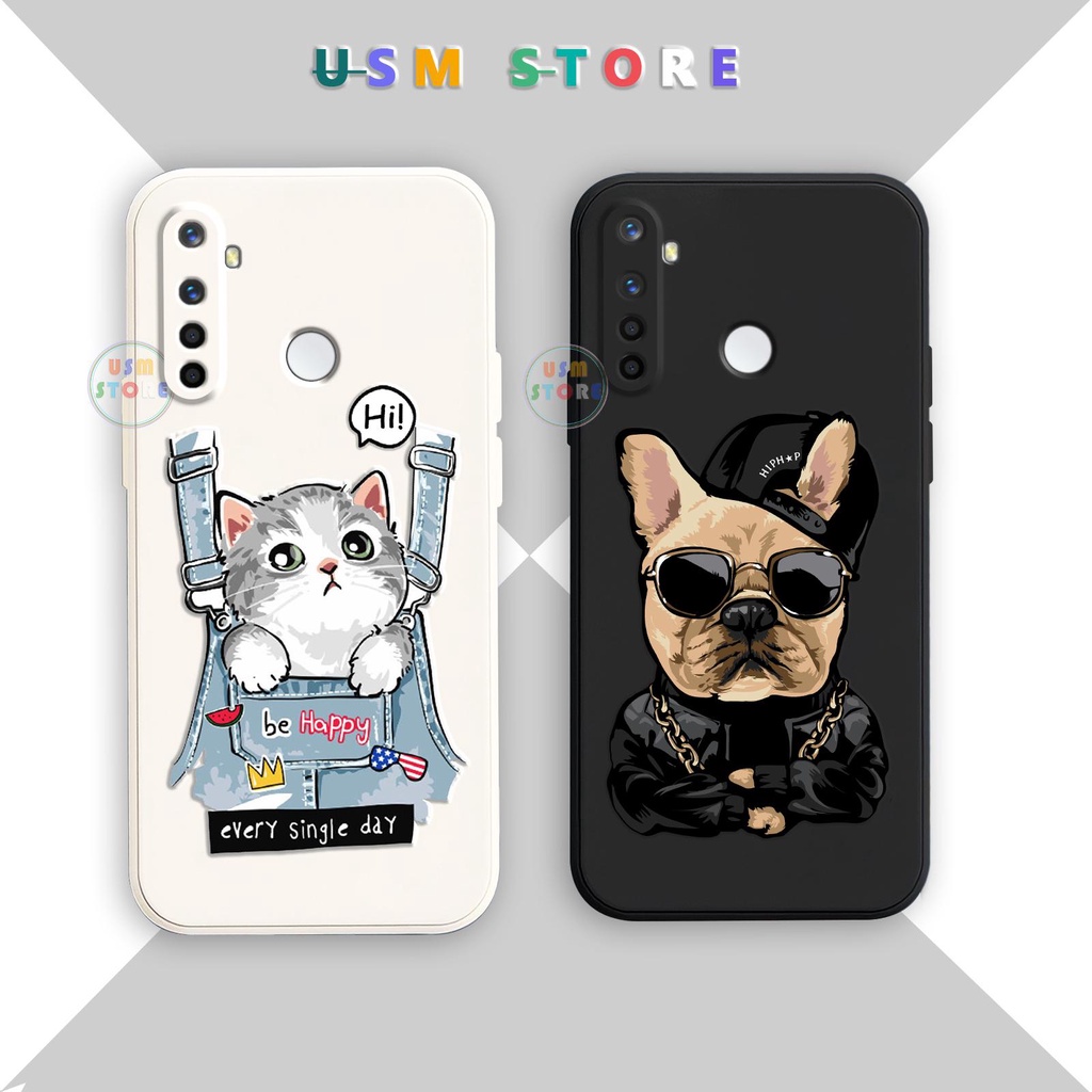 เคสสําหรับ OPPO Realme 5 / Realme 5S/ Realme 5 Pro / Realme Q/ A8/ A31, TPU ยืดหยุ่น, ขอบสี่เหลี่ยม