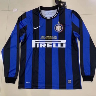 เสื้อกีฬาแขนสั้น ลายทีมชาติฟุตบอล AAA 09-10 Inter Home S-XXL ชุดเหย้า สําหรับผู้ชาย