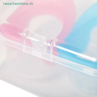 Tweettwehhno ถ้วยซิลิโคนล้างตา แบบนิ่ม ใช้ซ้ําได้ พร้อมกล่อง 2 ชิ้น