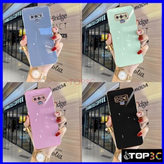 เคส Samsung Note 9 Note 20 ULTRA Note 8 Note10 Plus เคสโทรศัพท์มือถือแฟชั่น ขอบตรง สําหรับ ZB