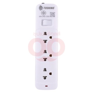 TOSHINO ปลั๊กไฟ 3 ช่อง 1 สวิตช์ สายยาว 3 เมตร 10 แอมป์ 2300 วัตต์ รุ่น SO-33 สาย VCT 3X0.75 sq.mm (โตชิโน่)