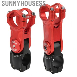 Sunnyhousess Bike Stem  Adjustable Bike Stem Red and Black  for Road Bike