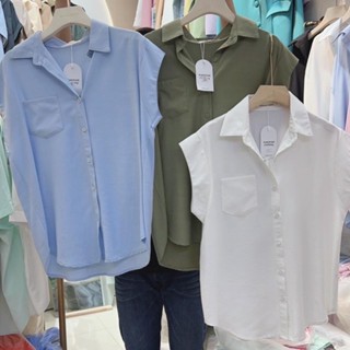 2230 Basic Shirt I เสื้อเชิ้ตแขนสั้น เบสิคใส่สบาย ใส่ได้ทุกวันน เสื้อเชิ้ตใส่ทำงาน เชิ้ตแขนสั้นทำงาน เสื้อทำงาน