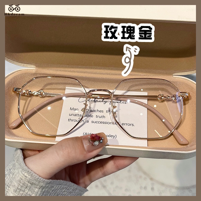 กรอบแว่นตา สายตาสั้น 0°ถึง -400° กรอบหลายขนาด ป้องกันแสงสีฟ้า เลนส์กรองแสง แฟชั่น ผู้หญิง ผู้ชาย