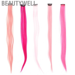 Beautywell Professional Colored Hair Extension Piece Highlights Straight Hairpiece  Wom