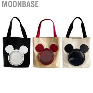 Moonbase Cartoon Canvas   Cartoon Lightweight Canvas Bag Easy Matching  for Travel for Grocery