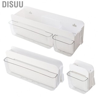 Disuu Multifunctional Clear Wall Mount  Holder Mobile Phone Charging Stationery Cosmetics Wall Storage Rack