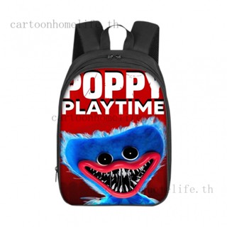 Poppy playtime Beg sekolah กระเป๋าเป้สะพายหลัง สําหรับเด็กอนุบาล 14 นิ้ว สามารถปรับแต่งได้