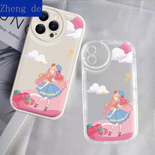 เคสป้องกันโทรศัพท์มือถือ ลายการ์ตูน Fairy Tale World กันกระแทก สําหรับ iphone 14 13 6.1 U6RR