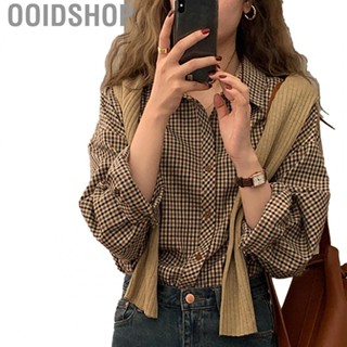 Ooidshop Women Long Sleeve Shirt  Fashion Breathable Delicate Simple Cotton Women Shirt Casual  for Daily Life