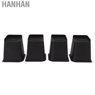 Hanhan 4X Furniture Riser 6in Heavy Duty Slip Proof ABS Bed Rise Lift Block US