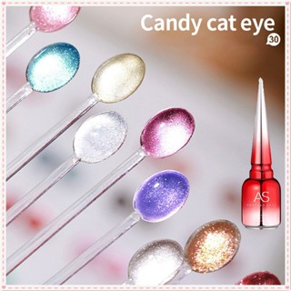 As Candy Cat S Eye Nail Polish Gel Spar Ice Penetrated Nude Wide Cat S Eye Joker สี Uv Led Phototherapy กาวเล็บสำหรับร้านเล็บ JOYFEEL