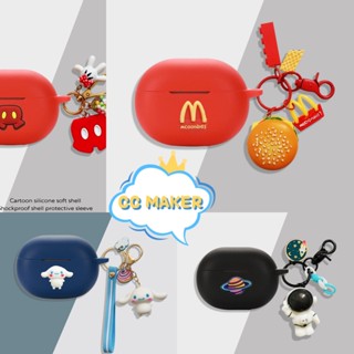 SoundPeats Engine 4 Protective Case Cartoon Burger Keychain Pendant Cute Sanrio SoundPeats Engine 4 Silicone Soft Case Creative Bear Fries Pendant SoundPeats Air3 Deluxe hs / Air3 Pro / SoundPeats Engine 4 Shockproof Case Protective Cover