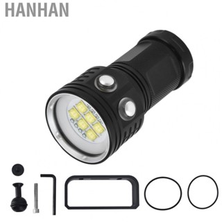 Hanhan LED Diving Flashlight  Safe 7 Modes IPX8  Underwater Torch Corrosion Resistant  for Photography