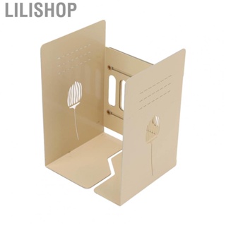 Lilishop Retractable  Ends Sturdy Durable Metal Bookends for DVDs for  for Albums