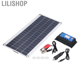 Lilishop 8W Monocrystalline Silicon Solar Panels W/10A Controller Portable Solar Panel JY