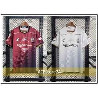 เสื้อกีฬาแขนสั้น ลายทีม J League Vissel Kobe Home &amp; Away Fan Issue 23 24 ชุดเยือน*