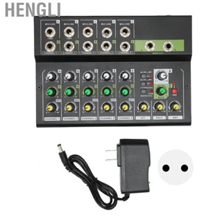 Hengli Compact Studio Mixer  Independent  Adjustment Plug and Play  Mixing Board Low Noise 10 Channels  for Karaoke for Stage