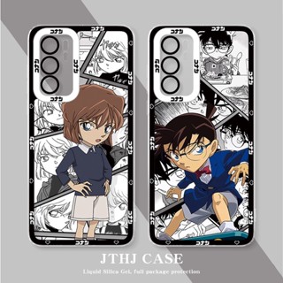 เคสโทรศัพท์มือถือแบบนิ่ม ใส ลายการ์ตูนนักสืบโคนันน่ารัก สําหรับ case huawei Nova 11 7 9 10 SE Y61 Y70 Y90 3i 5T 7i 8i Y7A Y9S Y7 Y9 Prime 2019 P20 P30 Lite Mate 20 x Pro