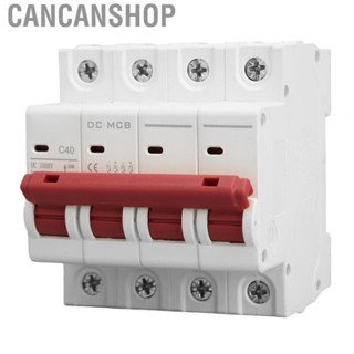 Cancanshop 4P DC Circuit Breaker 6000A Breaking  DZ47s 63Z Miniature Circuit Breaker for Solar Photovoltaic System