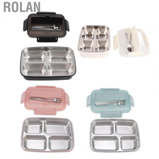 Rolan Bento Box Lunch Container  Box Stainless Steel Portable Student  Box NEW