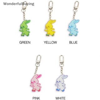 Wbth พวงกุญแจอะคริลิค รูปกระต่าย Kpop TOKKI KEYRING หลากสี สําหรับห้อยกางเกงยีน