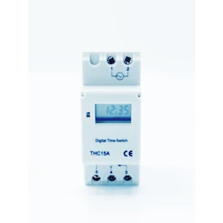 Timer Switch Digital ทามเมอร์ เครื่องตั้งเวลา 16A 220VAC 16 โปรแกรม รุ่น THC15A