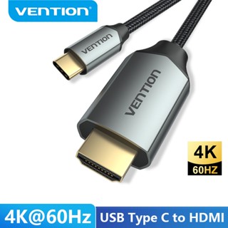 Vention อะแดปเตอร์สายเคเบิล USB c เป็น HDMI 4K Type c HDMI Thunderbolt3 สําหรับ Huawei Mate 40 MacBook USB-c HDMI