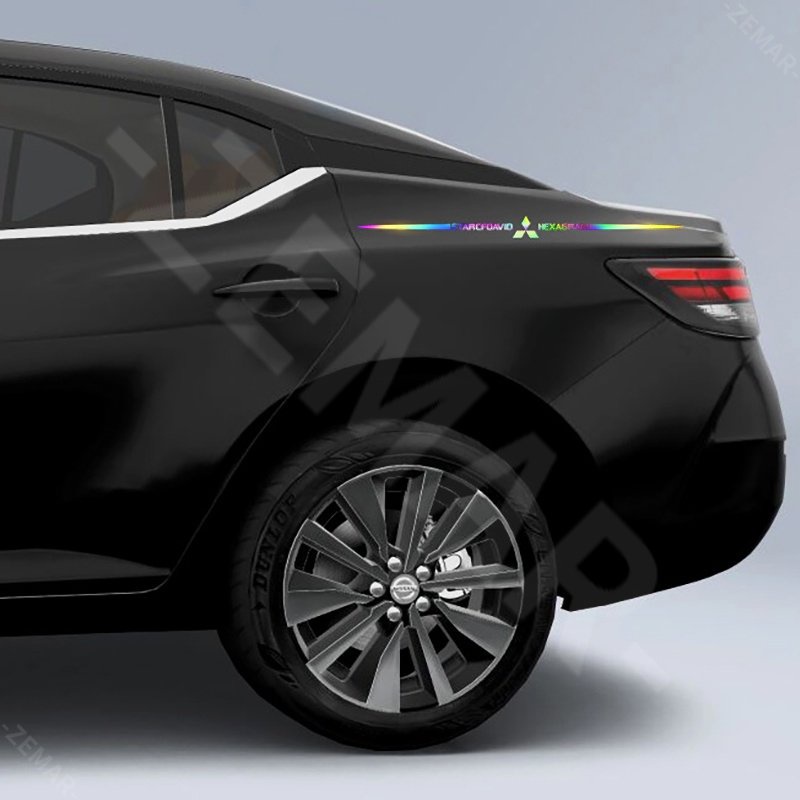 MITSUBISHI สติกเกอร์โลโก้มิตซูบิชิ สะท้อนแสง สีสันสดใส อุปกรณ์เสริม สําหรับ Xpander Cross Triton Grandis Attrage Mirage Outlander Pajero Sport ASX จํานวน 1 ชิ้น ราคา ถูกที่สุด ดีลบีเคเค แกลเลอรีภาพที่ 4