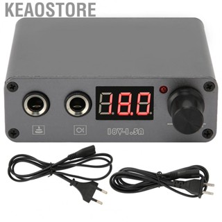 Keaostore Tattoo Power Supply Silver Gray USB  Digital Display