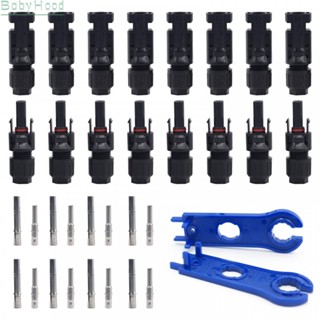 【Big Discounts】Cable Connectors Solar Panel 1Set Solar Panel Cable Connectors Connectors#BBHOOD