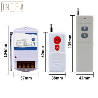 【ONCEMOREAGAIN】220VWater Pump Wireless Industrial Remote Control Switch Wireless Control Switch