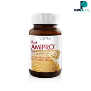 VISTRA Plant Amipro Plus  Vitamin B 30 Capsules [PLine]